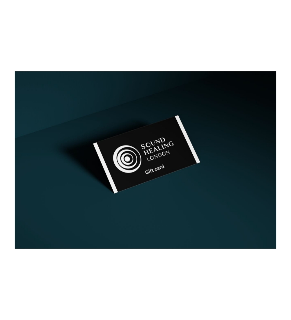 Sound Healing London Gift Card - 60 minute sound healing session for 1-2 people