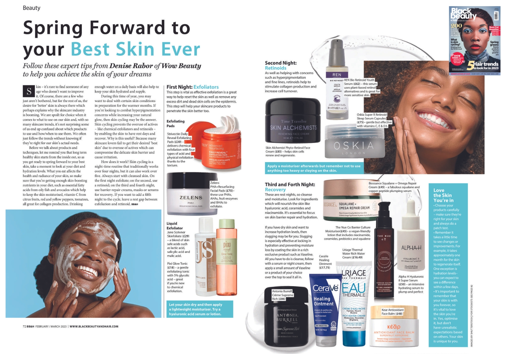 spring forward to your best skin ever black beauty and hair magazine