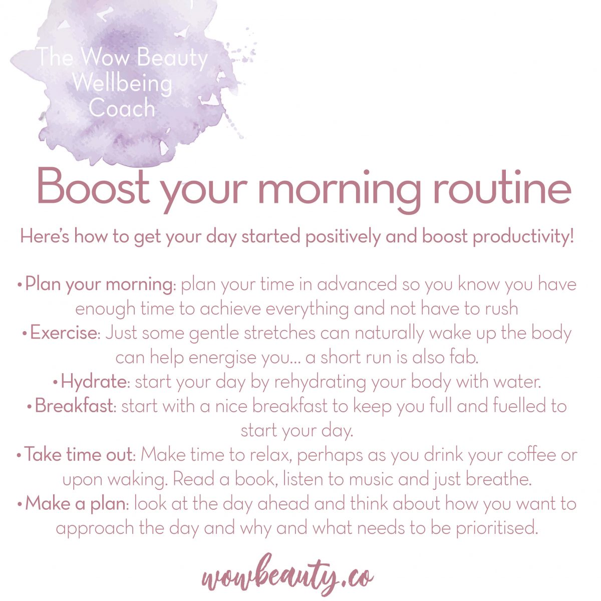 boost your morning routine self care