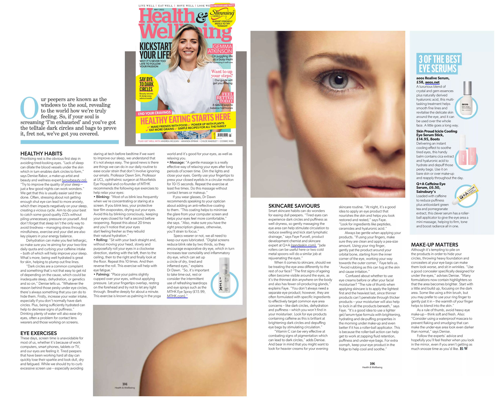 health and wellbeing dark circles