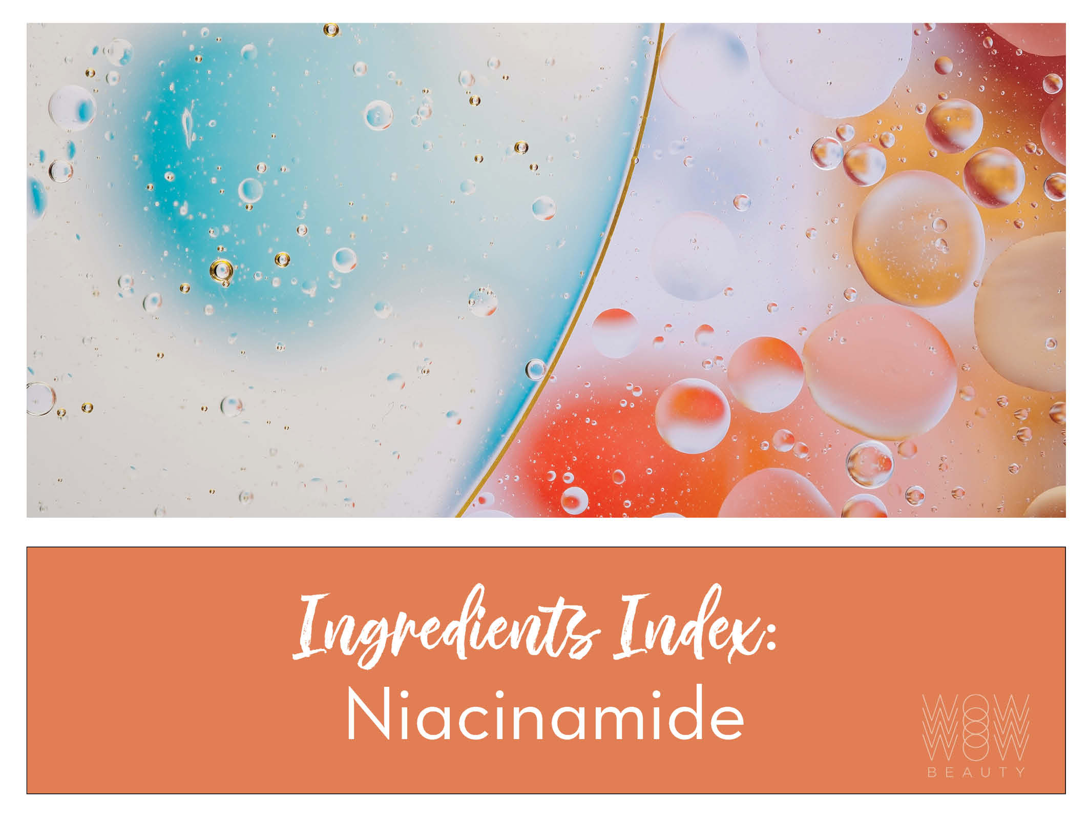Niacinamide ingedients index