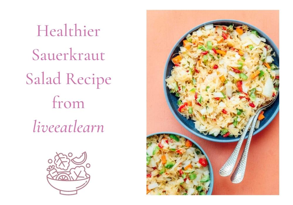 healthier sauerkraut salad recipe