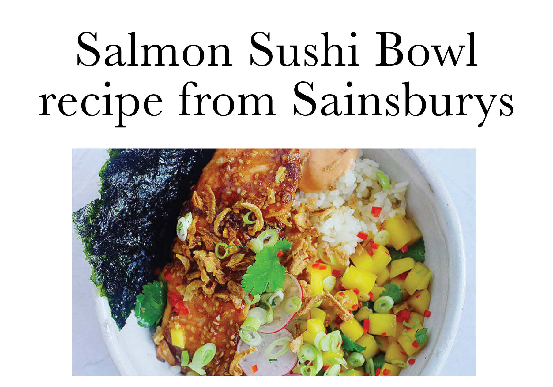 salmon sushi bowl