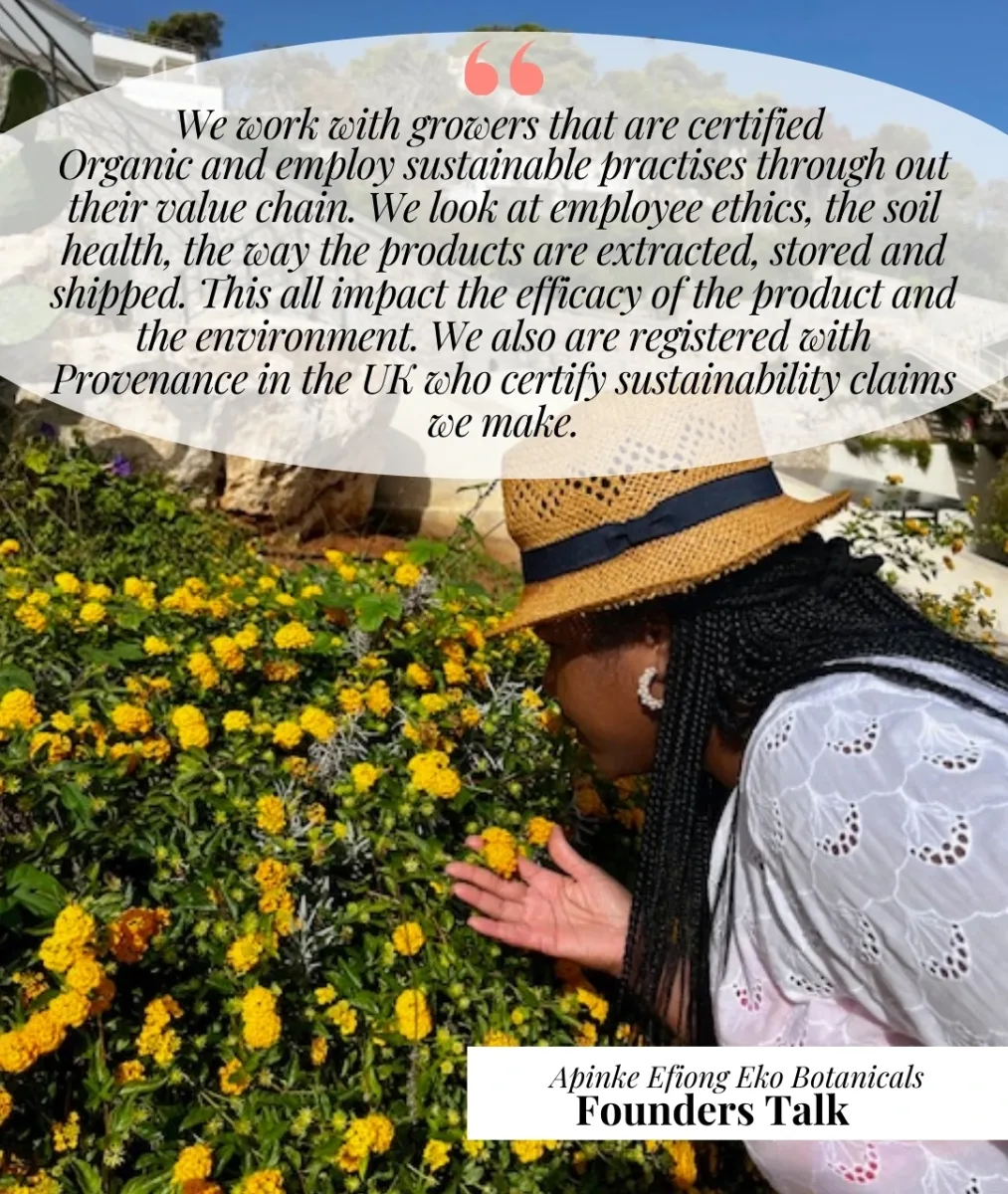 Apinke Efiong Ekó Botanicals.