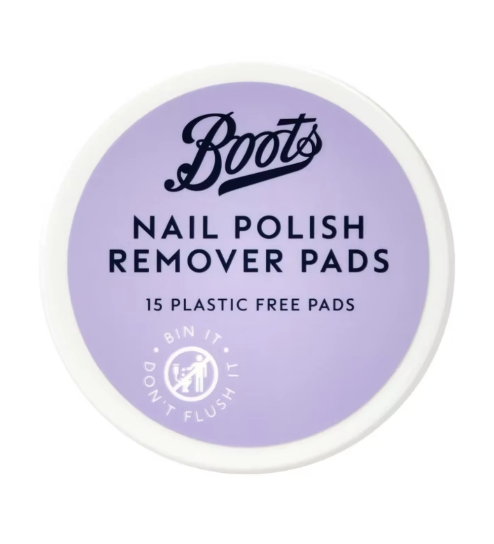 boot nail polish remover pads