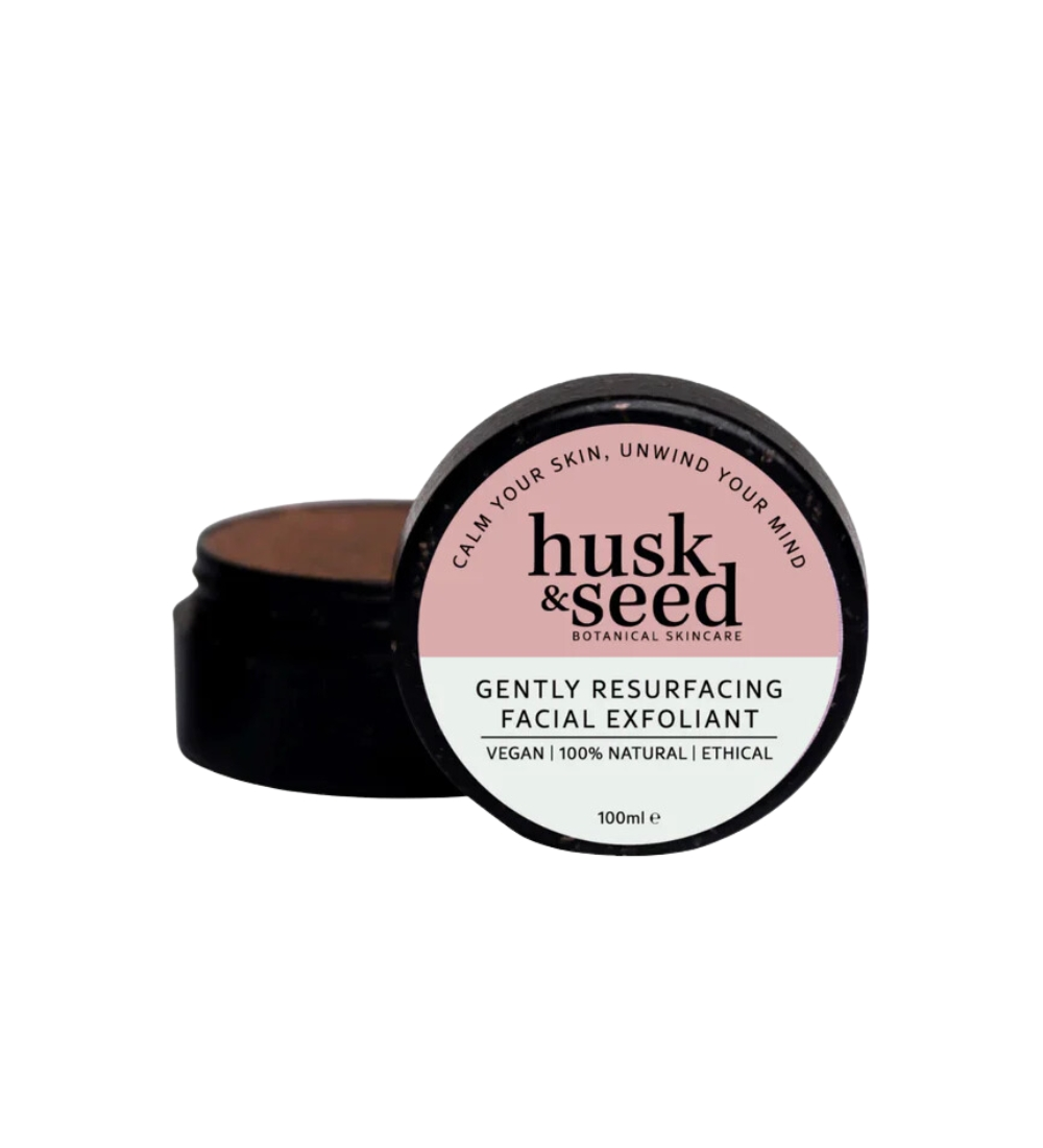 husk and seed Gently Resurfacing Facial Exfoliant
