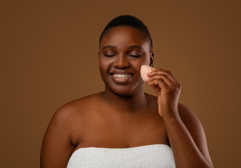 black skin, foundation makeup for dark skin