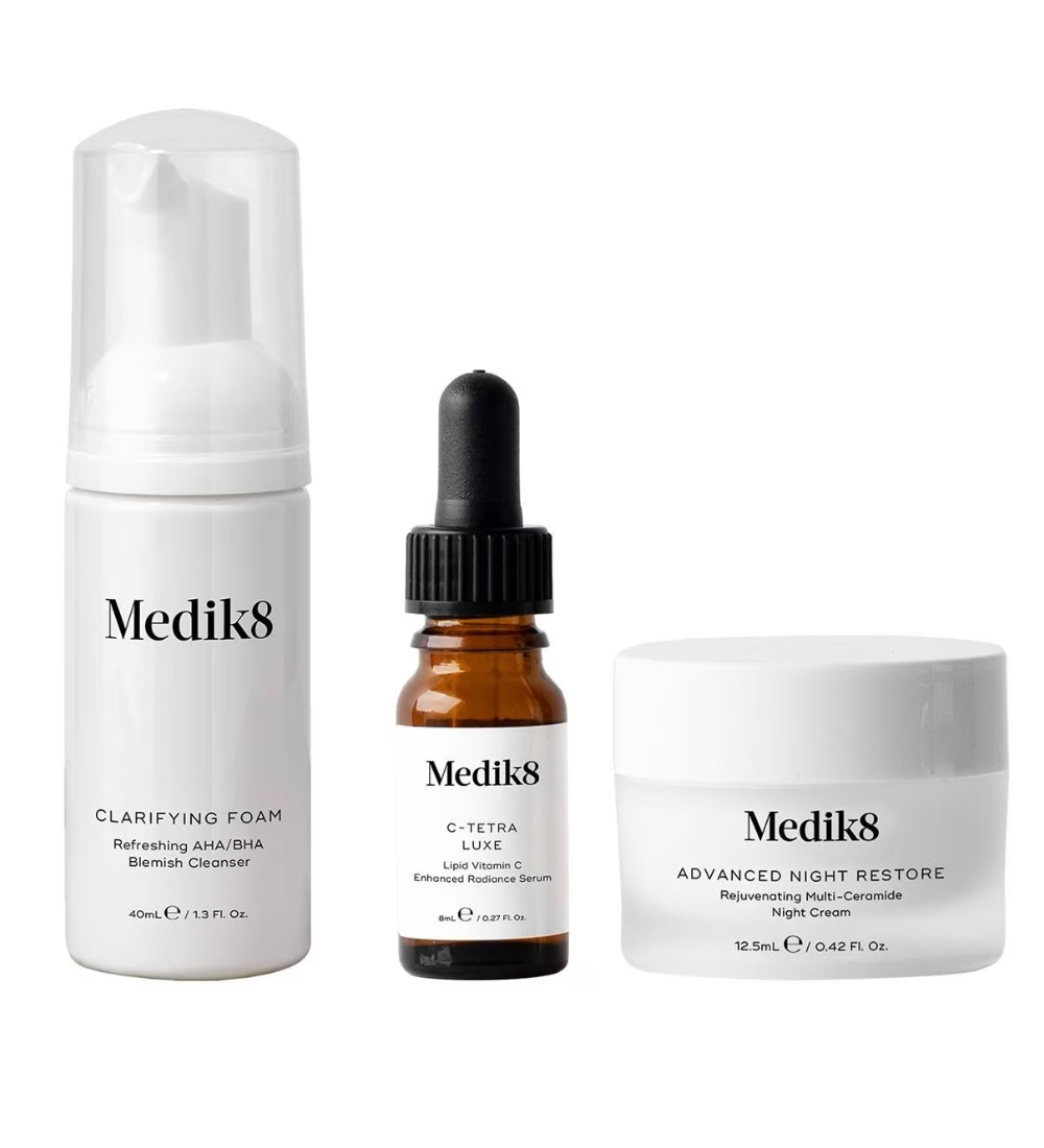 MEDIK8 Mighty Minis Cleanse, Glow & Go Gift Set