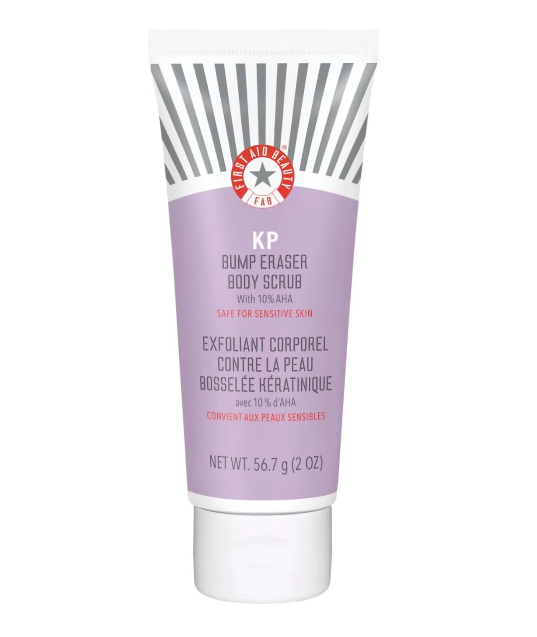 First Aid Beauty KP Bump Eraser Body Scrub with 10 AHA web