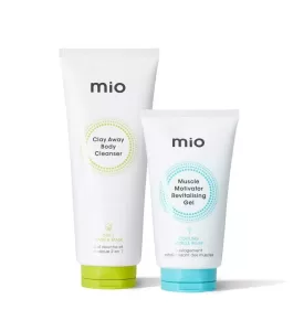 mio clay away body cleanser and revitalising gel