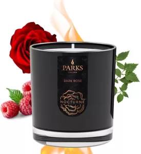 parks dark rose candle