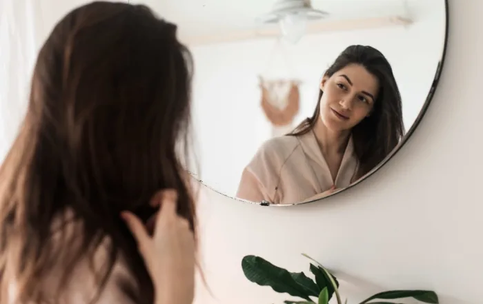 say something kind to the mirror, mirror work