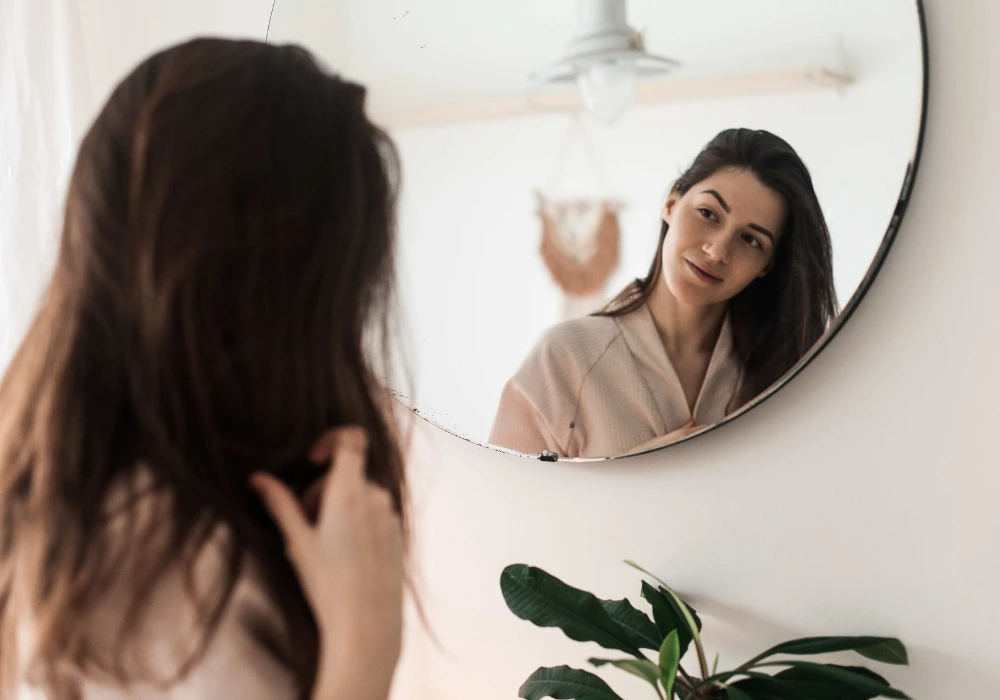 say something kind to the mirror, mirror work