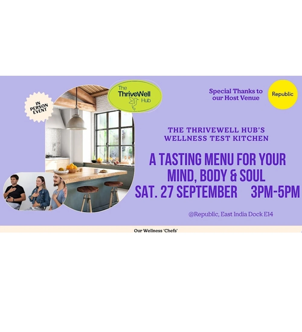 The ThriveWell Hub’s Wellness Test Kitchen Event, wellness and beauty events 2025