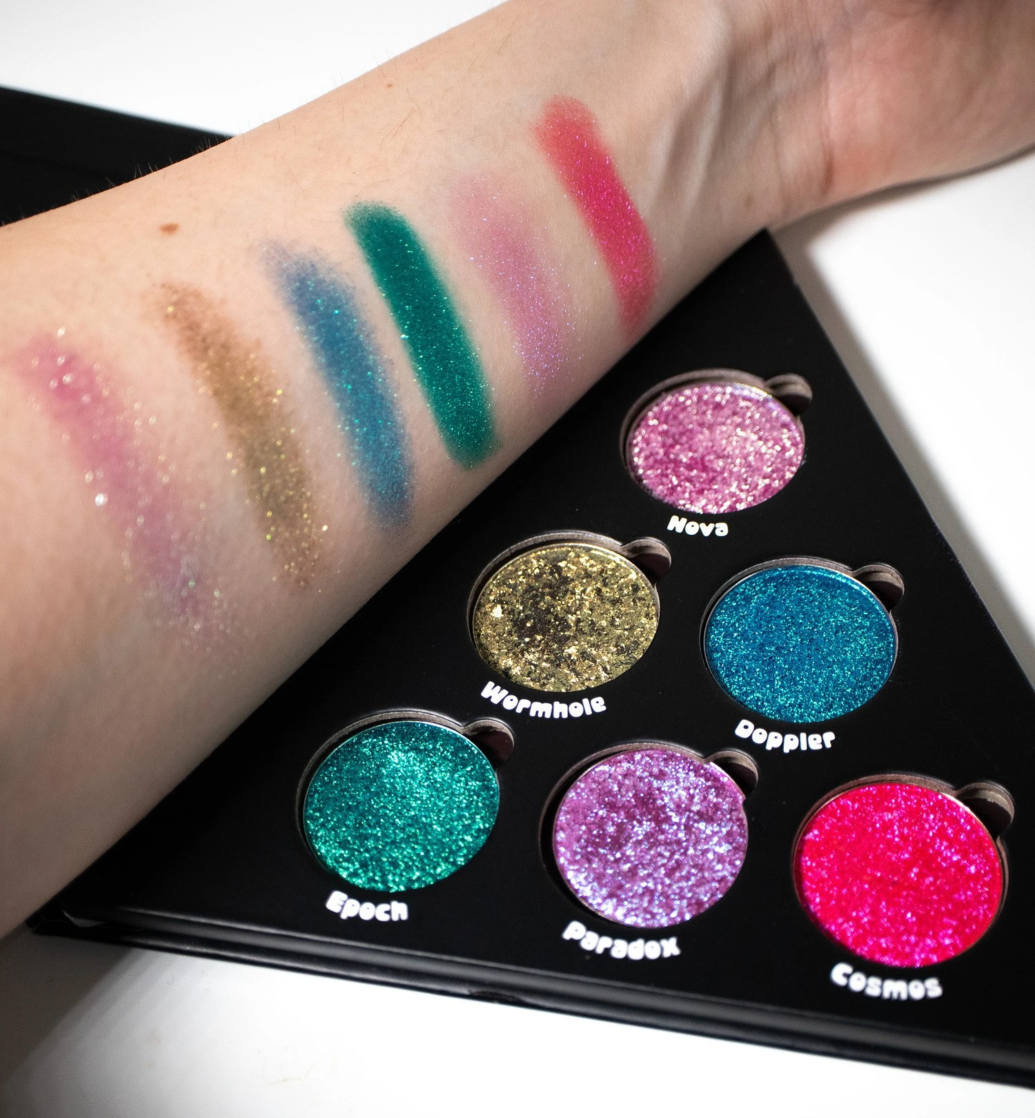 time warp palette glisten cosmetics