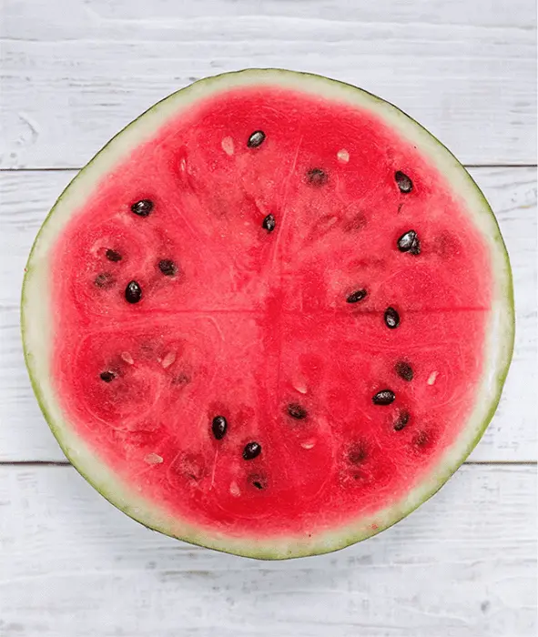 watermelon, a water rich food