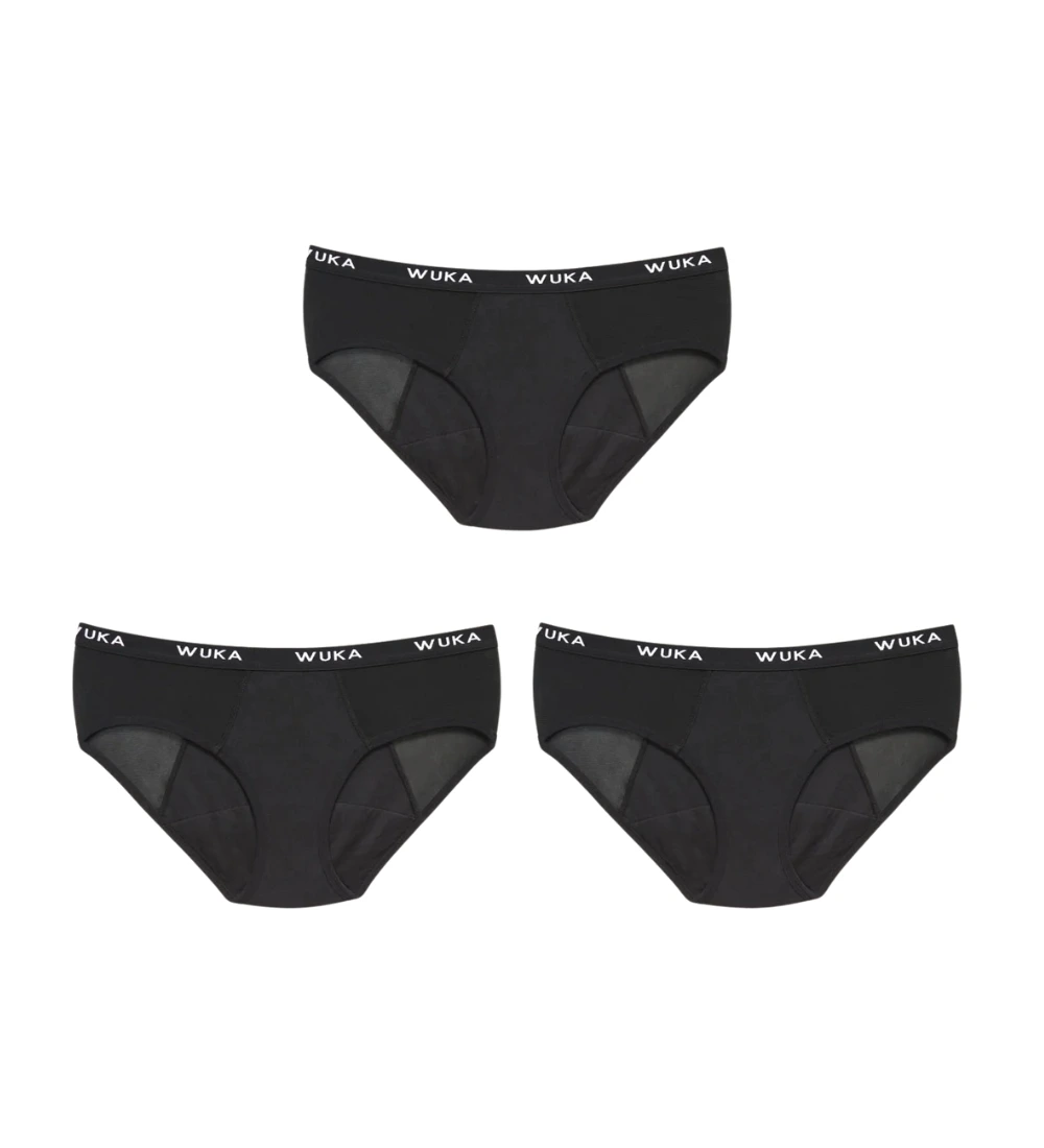 WUKA Ultimate™ Period Pants Midi Brief x3 Set